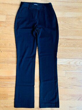 Like New, 00R Black Express Mid-Rise Barely Boot Columnist Pants